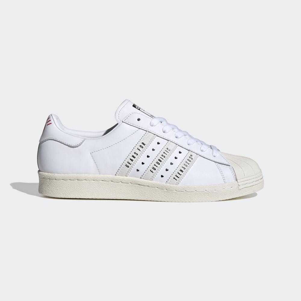 Adidas Women's Superstar 80s Human Made Originals Shoes Black/White Ireland FY0730